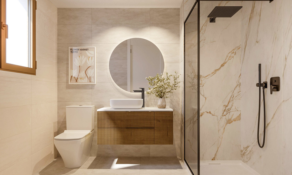 Moderne nieuwbouwappartementen met ruim terras en zeezicht te koop in Torremolinos, Malaga, Costa del Sol 793801