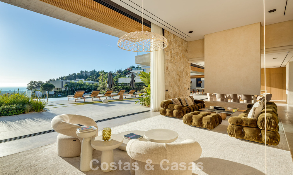Gloednieuwe luxevilla met panoramische vergezichten te koop in de gated urbanisatie van El Madroñal in Benahavis - Marbella 794207
