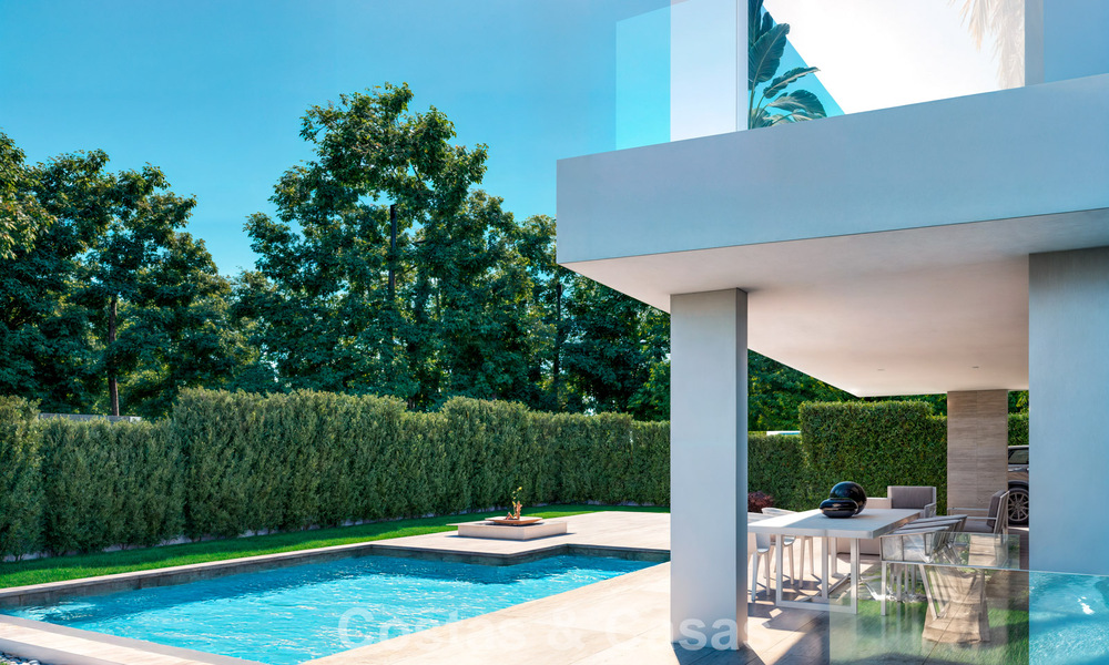 2 gloednieuwe luxevilla’s te koop op loopafstand van een golfclubhuis op de New Golden Mile, Marbella - Estepona 794256
