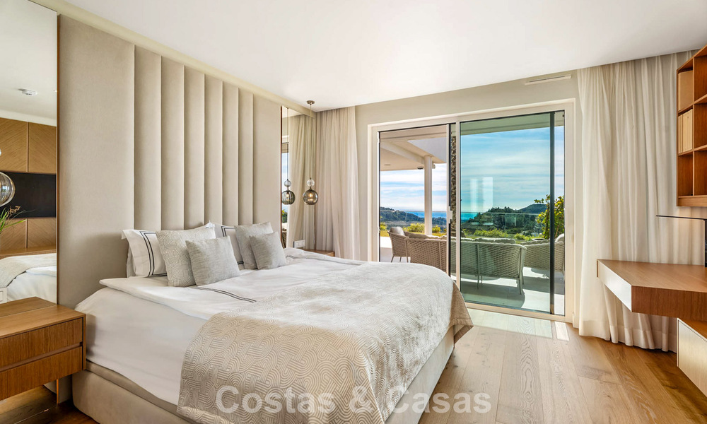 Modern, luxueus tuinappartement te koop met panoramisch zicht op de kust i/e gated boutique complex nabij Marbella stad 794486