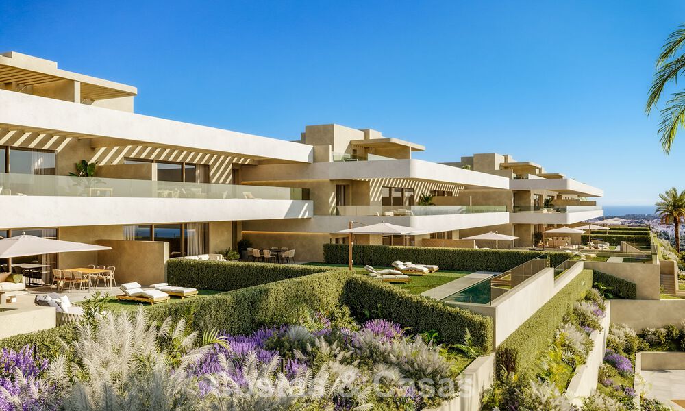 Geavanceerde luxe appartementen te koop op loopafstand van een golfclubhuis op de New Golden Mile, Marbella - Estepona 794558