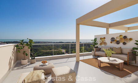 Nieuwe, moderne appartementen met fenomenaal uitzicht te koop in Mijas Costa, Costa del Sol 794611