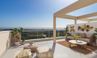 Nieuwe, moderne appartementen met fenomenaal uitzicht te koop in Mijas Costa, Costa del Sol 794611 