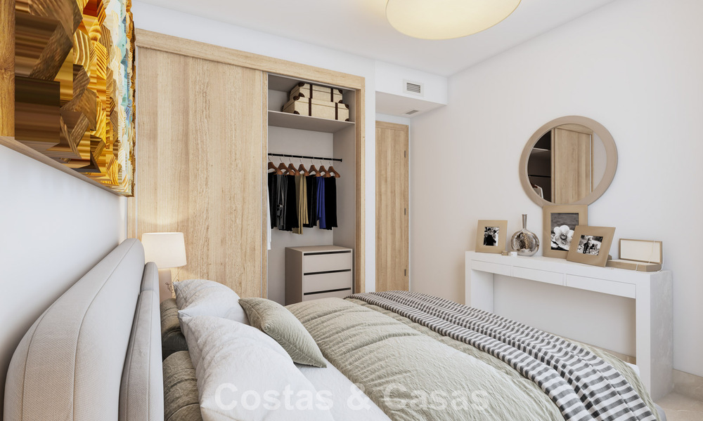 Nieuwe, moderne appartementen met fenomenaal uitzicht te koop in Mijas Costa, Costa del Sol 794619