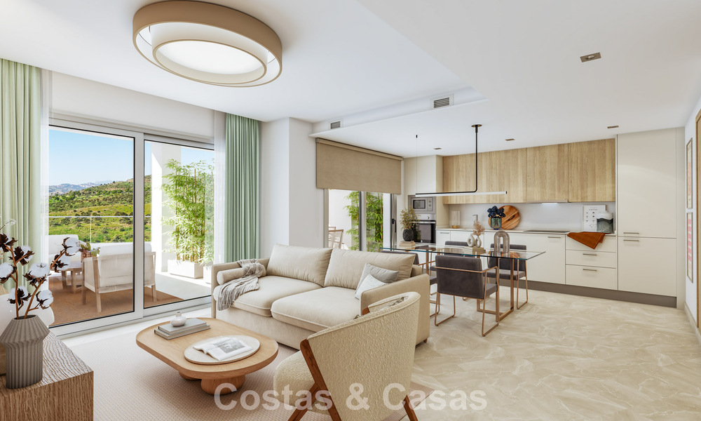Nieuwe, moderne appartementen met fenomenaal uitzicht te koop in Mijas Costa, Costa del Sol 794623