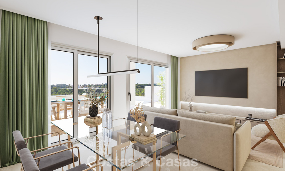 Nieuwe, moderne appartementen met fenomenaal uitzicht te koop in Mijas Costa, Costa del Sol 794629
