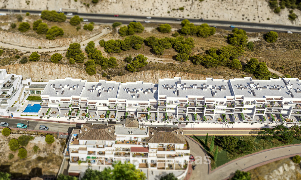 Moderne appartementen te koop in een eigentijds bouwproject met zeezicht in Benalmadena, Costa del Sol 794915