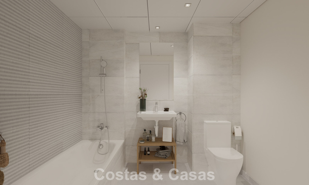 Moderne appartementen te koop in een eigentijds bouwproject met zeezicht in Benalmadena, Costa del Sol 794919