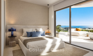 Moderne appartementen met panoramisch zeezicht te koop in een golfgebied in Mijas Costa, Costa del Sol 794780 