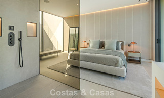 Ultramoderne halfvrijstaande villa met privétuin en -zwembad te koop aan de Golden Mile, Marbella 795047 