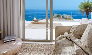 Exclusieve, geschakelde villa’s met zeezicht te koop in een begeerde golfomgeving in Mijas, Costa del Sol 795300 