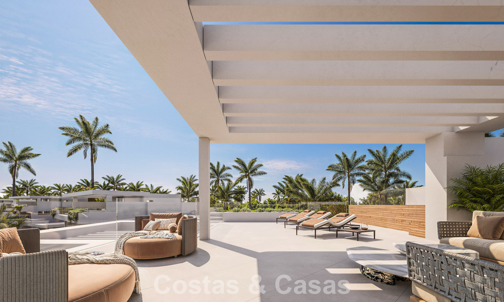 Moderne luxe nieuwbouwappartementen te koop op loopafstand v/h strand en dicht bij Estepona stad o/d New Golden Mile 795514