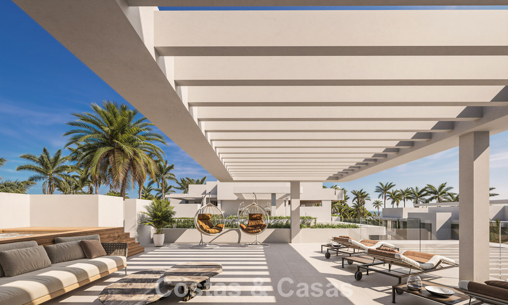 Moderne luxe nieuwbouwappartementen te koop op loopafstand v/h strand en dicht bij Estepona stad o/d New Golden Mile 795516