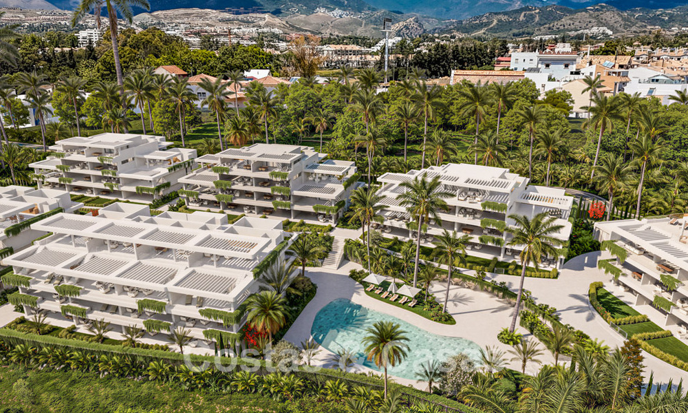 Moderne luxe nieuwbouwappartementen te koop op loopafstand v/h strand en dicht bij Estepona stad o/d New Golden Mile 795517