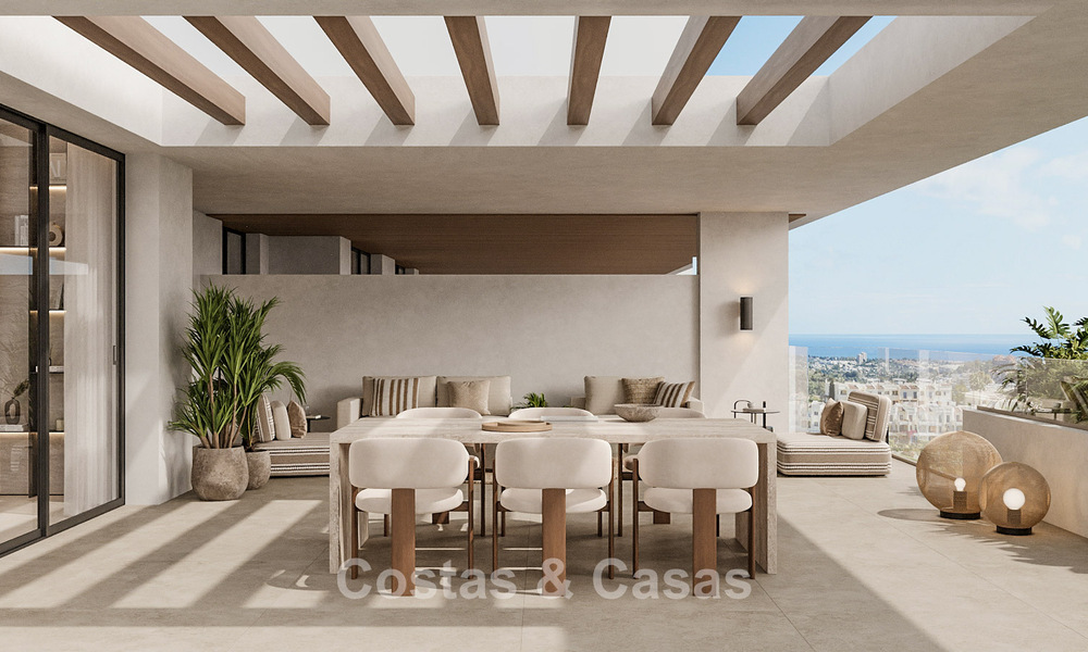 Moderne luxe nieuwbouwappartementen te koop op loopafstand v/h strand en dicht bij Estepona stad o/d New Golden Mile 795537