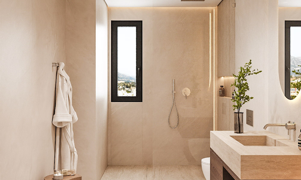 Moderne luxe nieuwbouwappartementen te koop op loopafstand v/h strand en dicht bij Estepona stad o/d New Golden Mile 795541