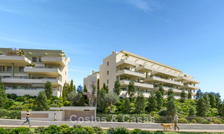 Moderne, luxe nieuwbouwappartementen te koop met zeezicht in Mijas Costa, Costa del Sol 796021 
