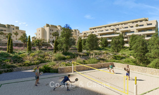 Moderne, luxe nieuwbouwappartementen te koop met zeezicht in Mijas Costa, Costa del Sol 796022 