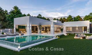 Exclusieve, moderne, gelijkvloerse villa met verwarmd zwembad te koop op de New Golden Mile, Marbella - Estepona 796032 
