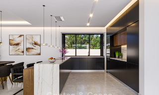 Exclusieve, moderne, gelijkvloerse villa met verwarmd zwembad te koop op de New Golden Mile, Marbella - Estepona 796039 