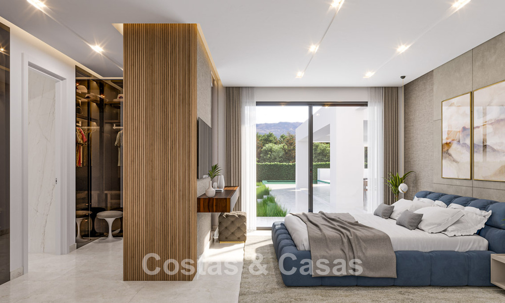 Exclusieve, moderne, gelijkvloerse villa met verwarmd zwembad te koop op de New Golden Mile, Marbella - Estepona 796040