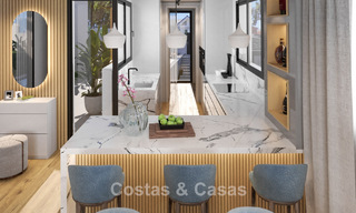 Gloednieuwe, moderne luxevilla met zeezicht te koop aan de strandzijde ten oosten van Marbella centrum 796221 