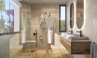 Gloednieuwe, moderne luxevilla met zeezicht te koop aan de strandzijde ten oosten van Marbella centrum 796233 