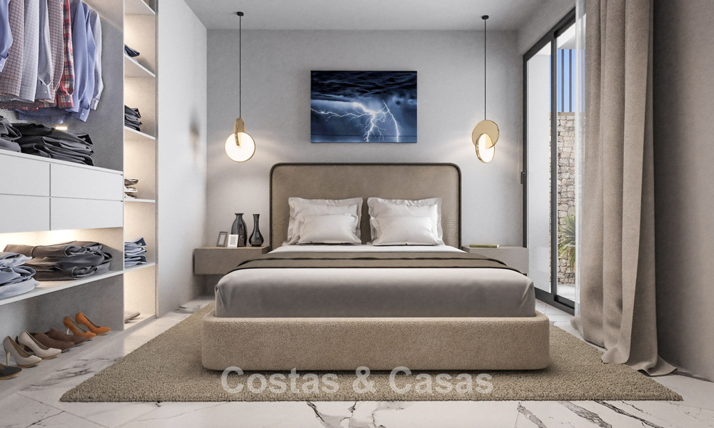 Gloednieuwe, moderne luxevilla met zeezicht te koop aan de strandzijde ten oosten van Marbella centrum 796235