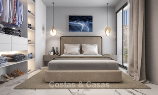 Gloednieuwe, moderne luxevilla met zeezicht te koop aan de strandzijde ten oosten van Marbella centrum 796235 