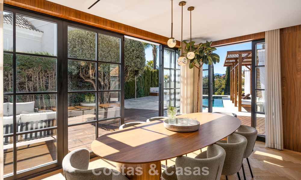 Exclusieve, architecturale villa met panoramisch golf- en zeezicht te koop in Nueva Andalucia, Marbella 796357