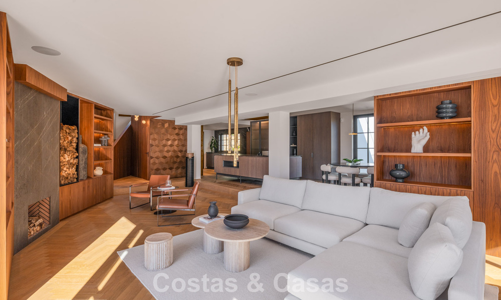 Exclusieve, architecturale villa met panoramisch golf- en zeezicht te koop in Nueva Andalucia, Marbella 796366