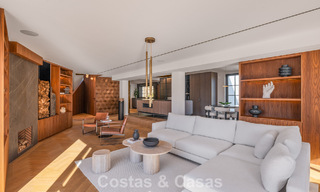 Exclusieve, architecturale villa met panoramisch golf- en zeezicht te koop in Nueva Andalucia, Marbella 796366 