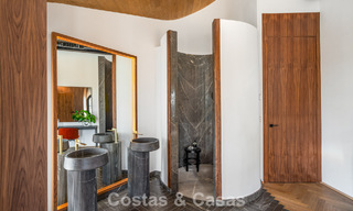 Exclusieve, architecturale villa met panoramisch golf- en zeezicht te koop in Nueva Andalucia, Marbella 796367 