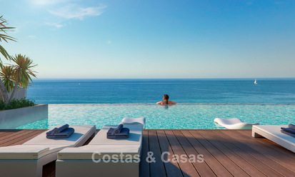 Eigentijdse, luxe appartementen met zeezicht in een nieuw complex te koop tussen Marbella en Sotogrande, Costa del Sol 796325