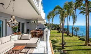 Exclusief eerstelijnstrand appartement met panoramisch zeezicht te koop in Estepona centrum 795981 