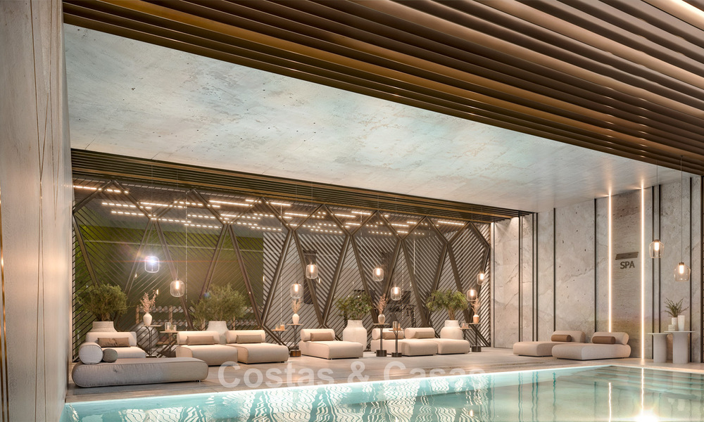 Innovatieve nieuwbouwappartementen met avant-gardist architectuur te koop in het centrum van Estepona 795912