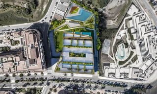 Innovatieve nieuwbouwappartementen met avant-gardist architectuur te koop in het centrum van Estepona 795918 