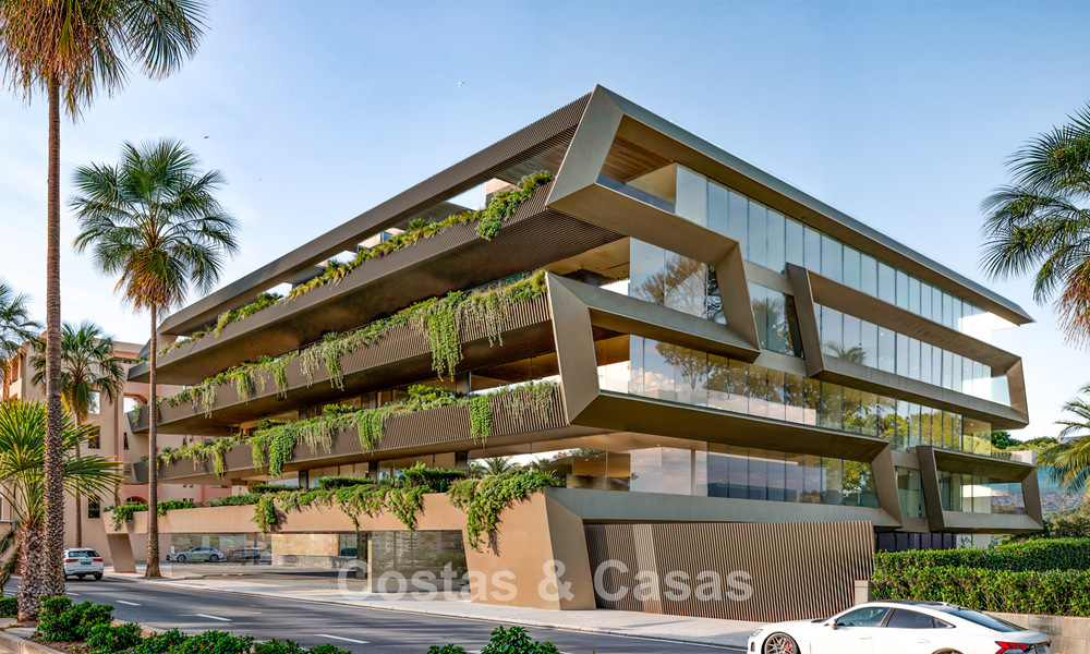Innovatieve nieuwbouwappartementen met avant-gardist architectuur te koop in het centrum van Estepona 795919