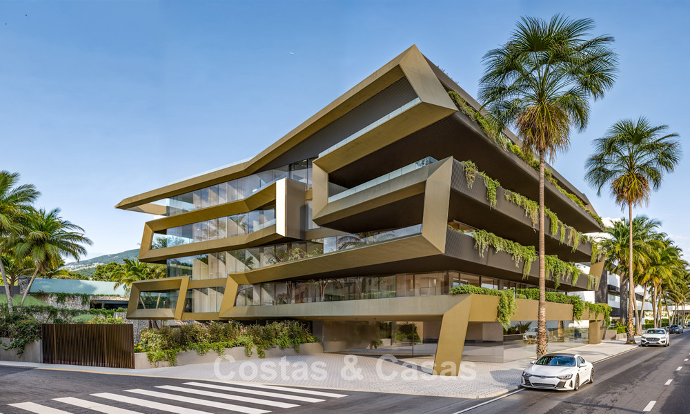 Innovatieve nieuwbouwappartementen met avant-gardist architectuur te koop in het centrum van Estepona 795920