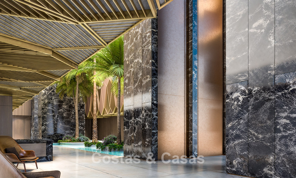 Innovatieve nieuwbouwappartementen met avant-gardist architectuur te koop in het centrum van Estepona 795922