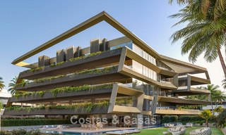 Innovatieve nieuwbouwappartementen met avant-gardist architectuur te koop in het centrum van Estepona 795926 