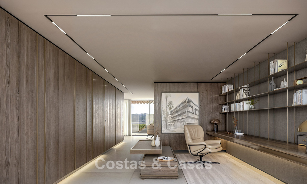 Innovatieve nieuwbouwappartementen met avant-gardist architectuur te koop in het centrum van Estepona 795930