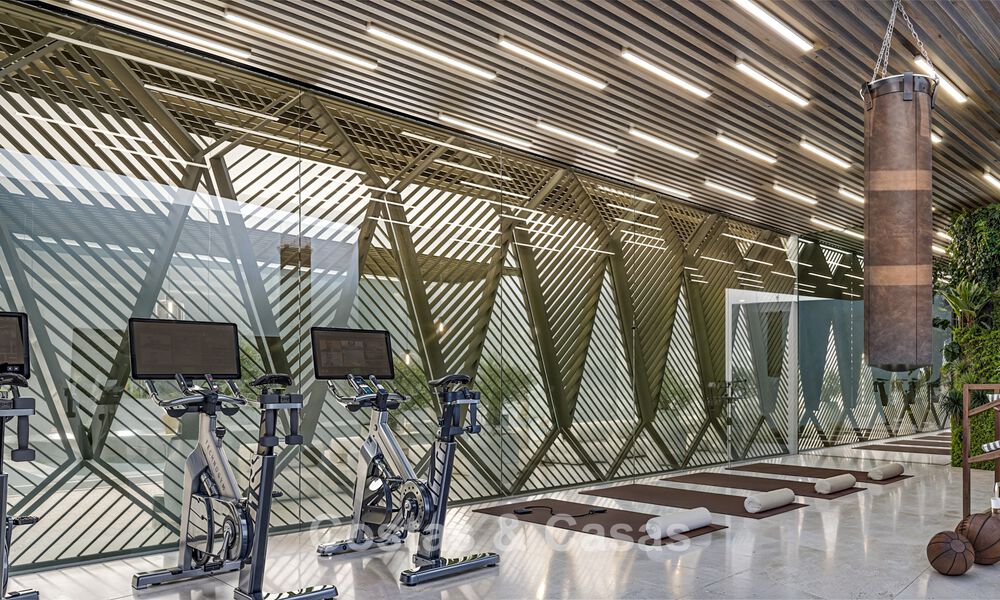 Innovatieve nieuwbouwappartementen met avant-gardist architectuur te koop in het centrum van Estepona 795933