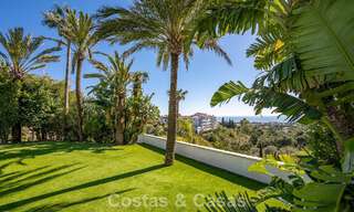 Majestueuze modern gerenoveerde villa met panoramisch zeezicht te koop op een royaal perceel ten oosten van Marbella centrum 796552 