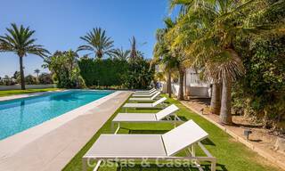 Majestueuze modern gerenoveerde villa met panoramisch zeezicht te koop op een royaal perceel ten oosten van Marbella centrum 796561 