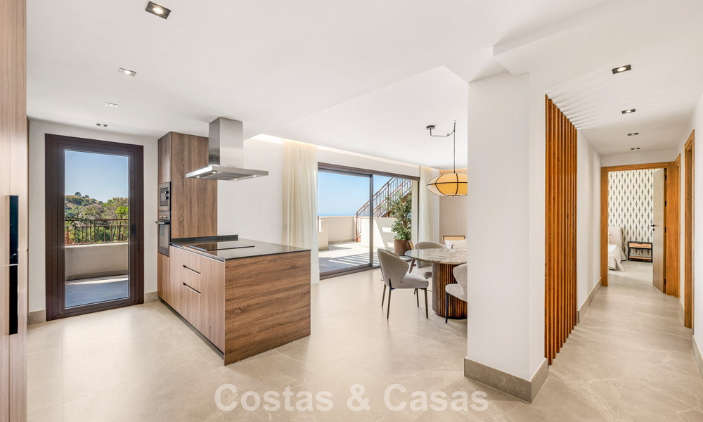 Nieuw duplex penthouse met een onverstoord uitzicht te koop in het rustige Istan, vlakbij Marbella aan de Costa del Sol 796177