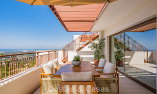 Nieuw duplex penthouse met een onverstoord uitzicht te koop in het rustige Istan, vlakbij Marbella aan de Costa del Sol 796181 