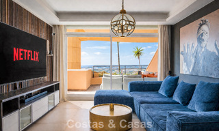 Ruim appartement met panoramisch golf- en zeezicht te koop in Nueva Andalucia, Marbella 796915 