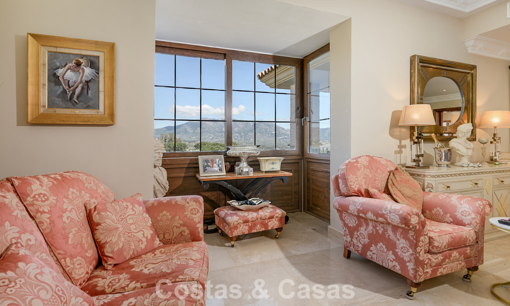 Mediterrane frontline golfvilla met panoramisch uitzicht te koop in La Cala golf resort, Mijas Costa 796471