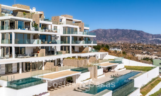 Instapklaar! Luxueuze, moderne appartementen met panoramisch zeezicht te koop in Mijas’ golfvallei aan de Costa del Sol 797090 